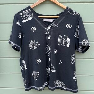 Sarah Bentley M Vintage beachy top